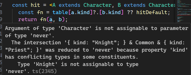 type error